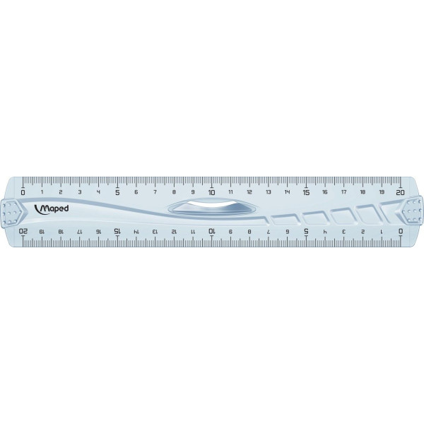 Règle - Double décimètre - 20 cm - Plastique - Geometric - Maped
