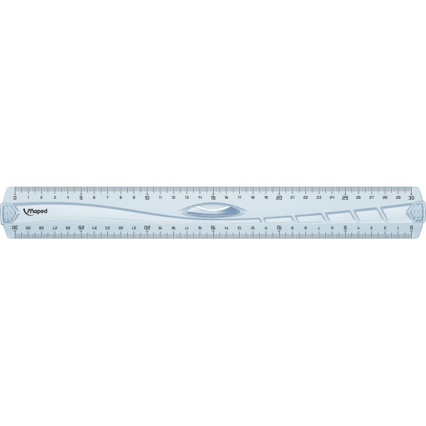 Règle - Triple décimètre - 30 cm - Plastique - Geometric - Maped
