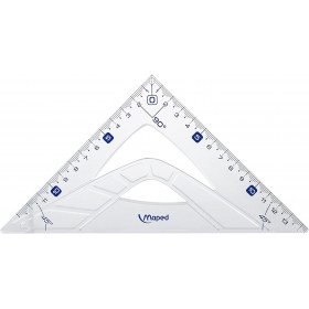 photo-Equerre - Scolaire - 45° - 21 cm - Plastique - Geometric - Maped