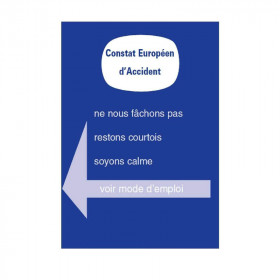 Constat Européen d'accident - My color'pop | Artmania