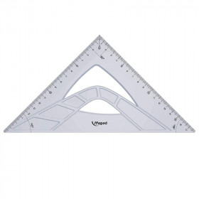 photo-Equerre - Scolaire - 45° - 26 cm - Plastique - Geometric - Maped
