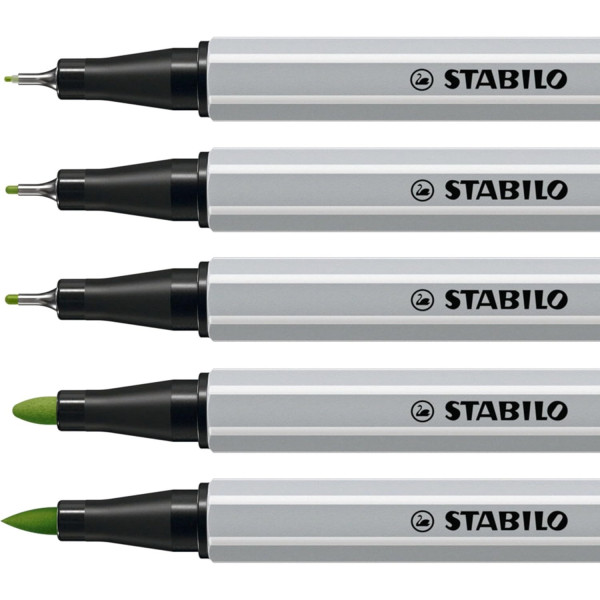 Feutres - Coloriage, dessin - 30 couleurs pastels - Assortiment pointes - STABILO Creative Tips