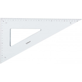 photo-Equerre - Scolaire - Hypoténuse 60° - Grand côté 32 cm - Plastique - Geometric - Maped