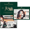 Coffret dessin - Faber-Castell - Crayons Polychromos, Pitt pastell, charbon + accessoires