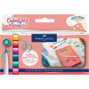 photo-Feutres créatifs - Indélébiles - 6 couleurs vives Holiday vibes - Pointe pinceau - Faber-Castell Creative marker