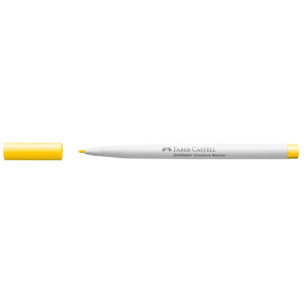 Feutre - Jaune - 507 - Indélébile - Pointe 1,5mm - Tous supports - Faber-Castell Goldfaber creative marker