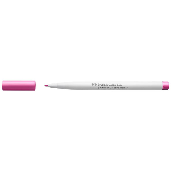 Feutre - Magenta - 533 - Indélébile - Pointe 1,5mm - Tous supports - Faber-Castell Goldfaber creative marker