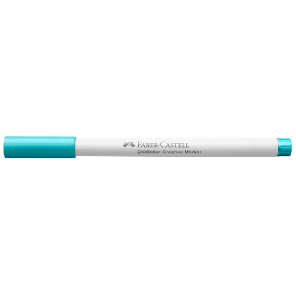 photo-Feutre - Bleu caraïbe - 556 - Indélébile - Pointe 1,5mm - Tous supports - Faber-Castell Goldfaber creative marker