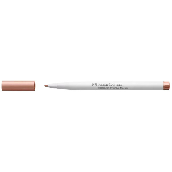 Feutre - Cuivre cabana - 552 - Indélébile - Pointe 1,5mm - Tous supports - Faber-Castell Goldfaber creative marker
