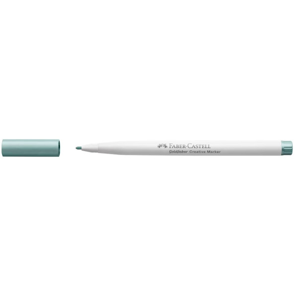 Feutre - Bleu glace - 592 - Indélébile - Pointe 1,5mm - Tous supports - Faber-Castell Goldfaber creative marker
