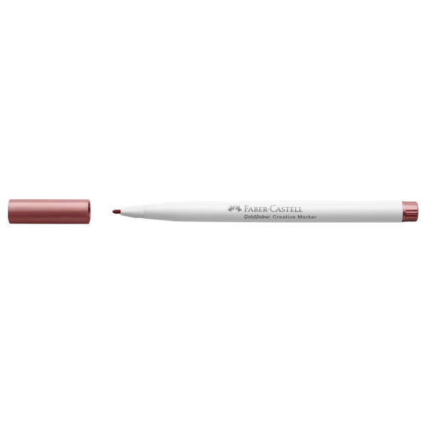 Feutre - Cuivre - 593 - Indélébile - Pointe 1,5mm - Tous supports - Faber-Castell Goldfaber creative marker