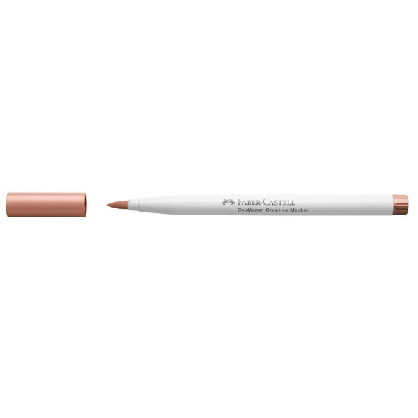 Feutre - Cuivre - 552 - Indélébile - Pointe pinceau - Tous supports - Faber-Castell Goldfaber creative marker