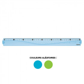 photo-Règle - Plate - 40 cm - Plastique - Incassable - Maped