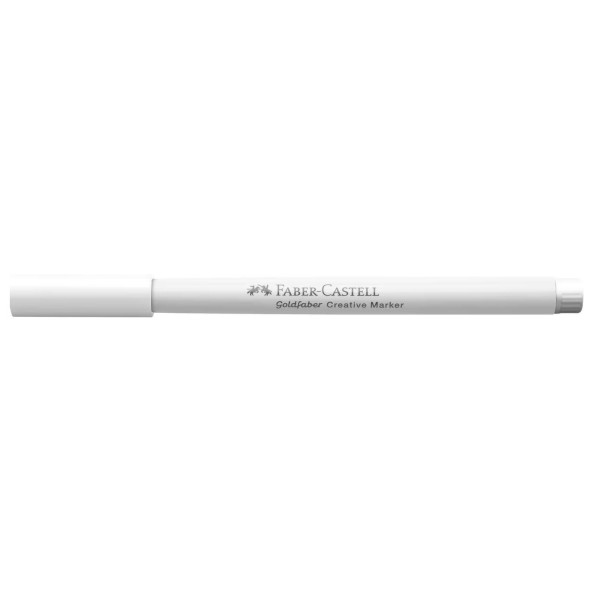 photo-Feutre - Blanc - 501 - Indélébile - Pointe pinceau - Tous supports - Faber-Castell Goldfaber creative marker