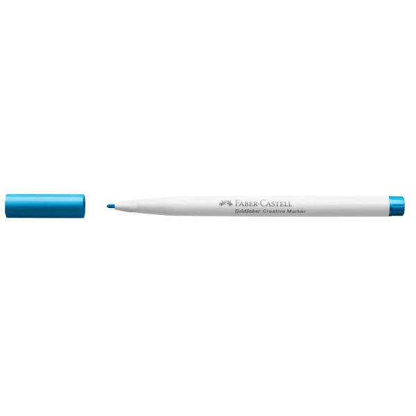 Feutre - Bleu océan - 543 - Indélébile - Pointe pinceau - Tous supports - Faber-Castell Goldfaber creative marker