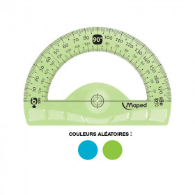 Rapporteur - 180° - 12 cm - Plastique - Incassable - Maped