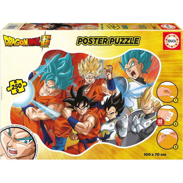 photo-Puzzle - Dragon Ball Z - 250 pièces - 100x70cm - Dès 8 ans - Educa
