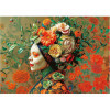 Puzzle - Portrait floral artistique - Femme aux fleurs - 1000 pièces - Dès 14 ans - Educa