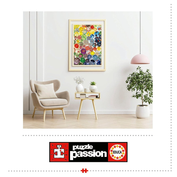 Puzzle - Billes fantaisies - 500 pièces - Dès 11 ans - 34x48cm - Educa
