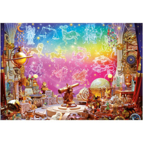Puzzle - Cabinet d'astrologie - Signes du zodiaque - 5000 pièces - Dès 14 ans - 157x107cm
