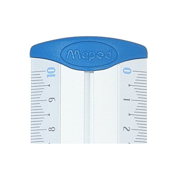 Double décimètre - Règle - 20 cm - Aluminium - Maped