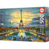 Puzzle - Tableau Tour Eiffel - 500 pièces - Dès 11 ans - 48x34cm - Educa