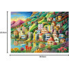 Puzzle - Le port caché coloré - 500 pièces - Dès 11 ans - 48x34cm - Educa