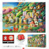 Puzzle - Le port caché coloré - 500 pièces - Dès 11 ans - 48x34cm - Educa