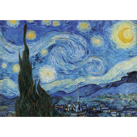 Puzzle - Tableau la nuit étoilée Van Gogh - 1000 pièces - Dès 14 ans - 68x48cm - Educa