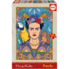 photo-Puzzle - Fridha Kahlo - Portait - 1500 pièces - 85x60cm - Dès 14 ans - Educa