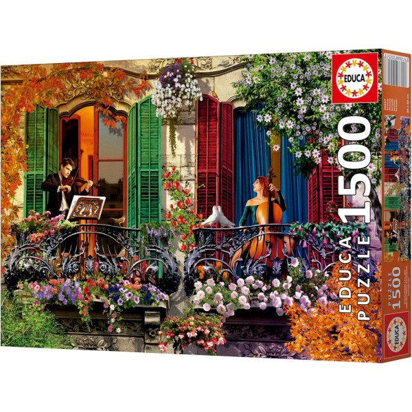 Puzzle - La sérénade - Musiciens - 1500 pièces - Adulte - Dès 14 ans - 85x60cm - Educa
