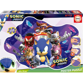 photo-Puzzle - Sonic le hérisson - 250 pièces - 100x70cm - Dès 8 ans - Educa