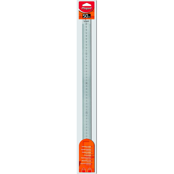 photo-Réglet - 50 cm - Acier inoxydable - Usage technique - Maped