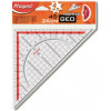 photo-Equerre géométrique - Scolaire - 45° - Hypoténuse 26 cm - Geotechnic - Maped