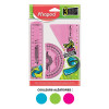 Mini set de traçage - Règle - Rapporteur - Equerre - Incassable - Maped