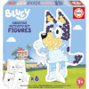 photo-Jeu créatif - Bluey - Collage et gommettes - 6 modèles + accessoires - Educa