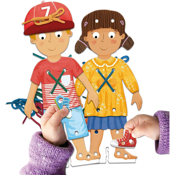 Jeu éducatif - Apprendre les vêtements - Personnage à habiller - Dès 4 ans - Educa