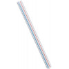 Règle triangulaire - Kutch - Echelles de réduction 1:20 1:25 1:50 1:75 1:100 1:125 - Maped