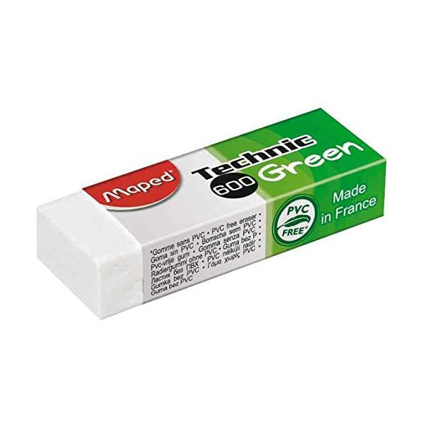 photo-Gomme - Blanche - Plastique - Technic 600 Green - Maped