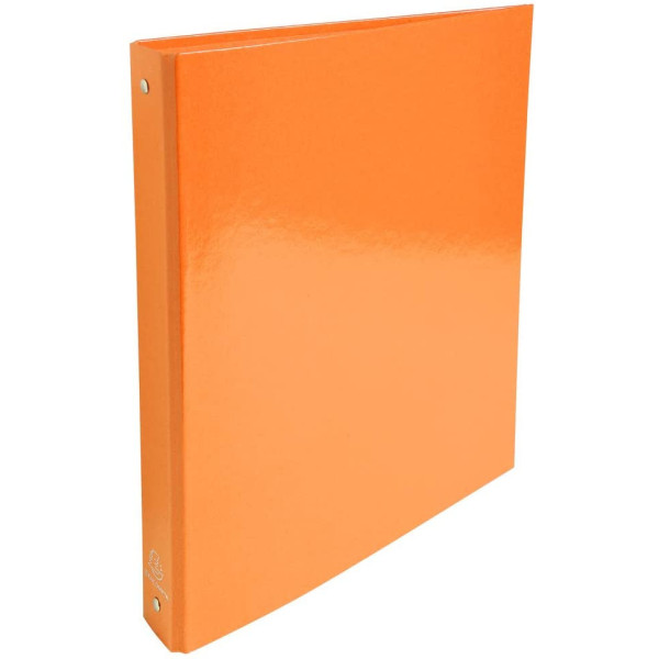 photo-Classeur - A4 + - Carton rigide - 4 anneaux - Orange - Iderama - Exacompta