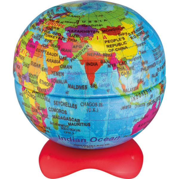 photo-Taille-crayons - 1 trou - Avec réservoir - Globe - Carte du monde - Maped