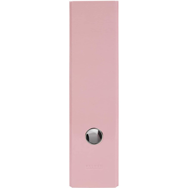 Classeur à levier - 2 anneaux - Polypro - Dos 80 mm - Rose - Exacompta