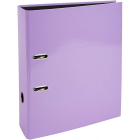 photo-Classeur à levier - 2 anneaux - Polypro - Dos 80 mm - Mauve - Exacompta