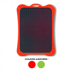 photo-Ardoise noire - Scolaire - 10 craies blanches - Double face - Maped