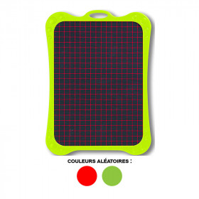 Ardoise noire - Scolaire - 10 craies blanches - Double face - Maped