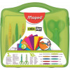 photo-Boîte de 10 ciseaux créatifs - Plastique - Lames interchangeables - Créacut - Maped