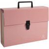 Valisette - Trieur - 18 compartiments - 32 x 24 cm - A4 - Rose corail - Exacompta