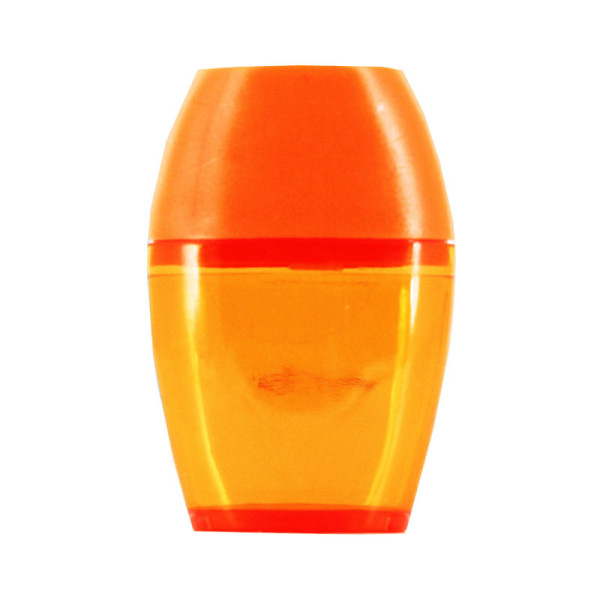 photo-Taille-crayon - 1 trou - Plastique - Orange - Ulmann