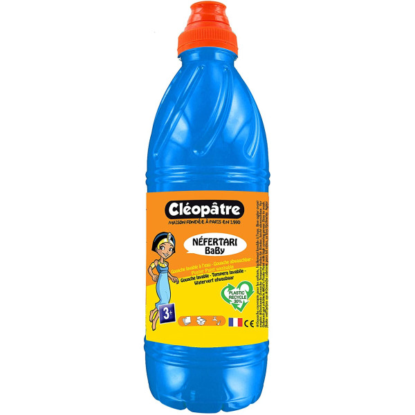 photo-Peinture gouache Néfertari - Bleu cyan primaire - 1L - Cléopâtre
