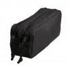 Trousse - Scolaire - Noir - Rectangulaire - 2 compartiments - School